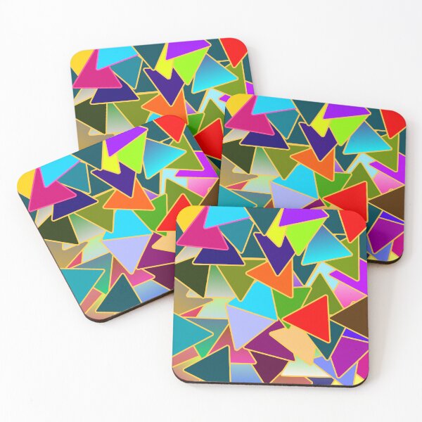 Item preview, Triangle colour patterns design  designed and sold by Pattern Vista Studio.