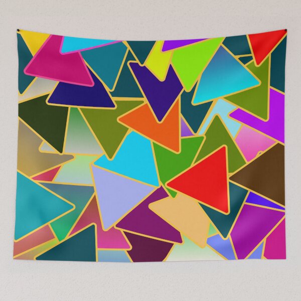 Item preview, Triangle colour patterns design  designed and sold by Pattern Vista Studio.
