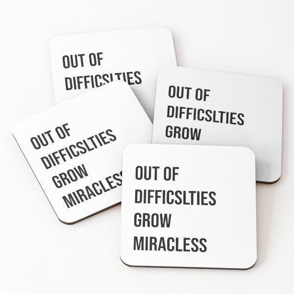 Item preview, out of difficslties grow miracless designed and sold by thewolf988.