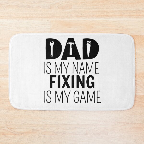 Item preview, Dad Is My Name Fixing Is My Game Mechanic designed and sold by cimibaka25.