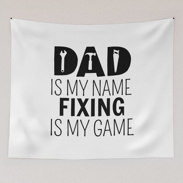 Item preview, Dad Is My Name Fixing Is My Game Mechanic designed and sold by cimibaka25.