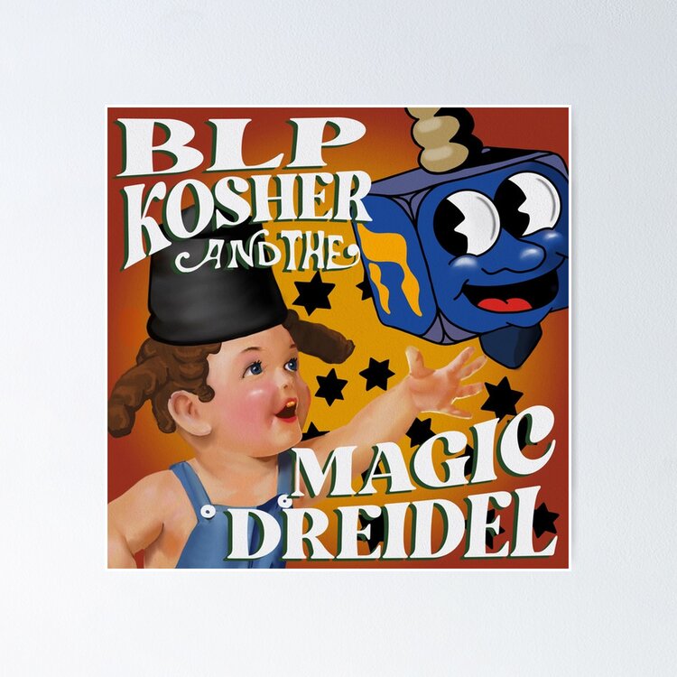 BLP Kosher And The Magic Dreidel Sticker