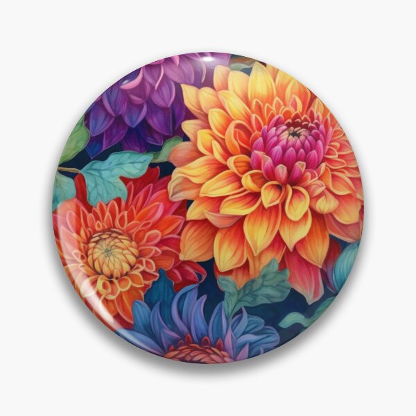 Item preview, Dahlias Pattern 1 designed and sold by BloomBoutiqueTs.
