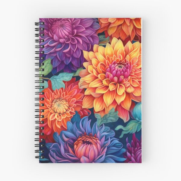 Item preview, Dahlias Pattern 1 designed and sold by BloomBoutiqueTs.
