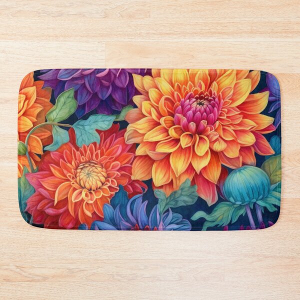 Item preview, Dahlias Pattern 1 designed and sold by BloomBoutiqueTs.