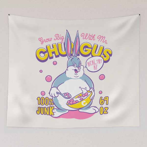 Item preview, Big Chungus Cereal | Grow Big with Mr. Chungus | MEME designed and sold by Any Color Designs.