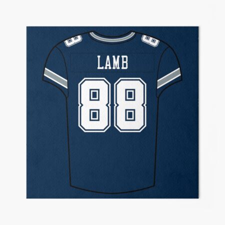 CeeDee Lamb Home Jersey Sticker for Sale by designsheaven