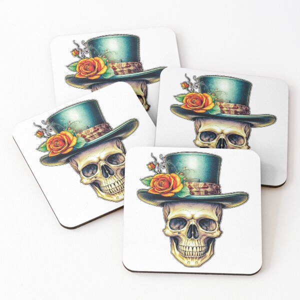 Item preview, El Hombre de la Frontera - The Frontiersman - Día De Los Muertos - Day of the Dead designed and sold by Rickie Pauley.