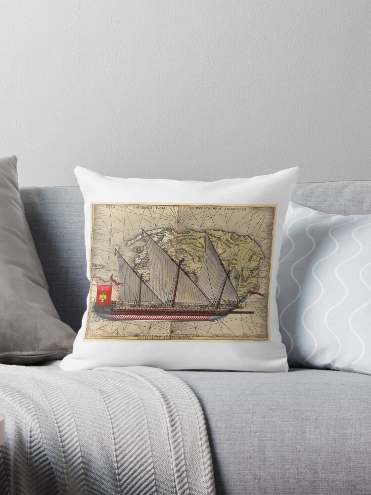 Thumbnail 1 of 4, Pillow, Postcard - Khelandion designed and sold by TheCollectioner.