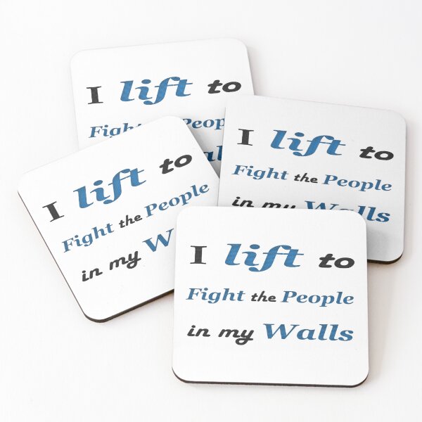Item preview, i lift to fight the people in my wallsbest motivational gym best   designed and sold by quale12.