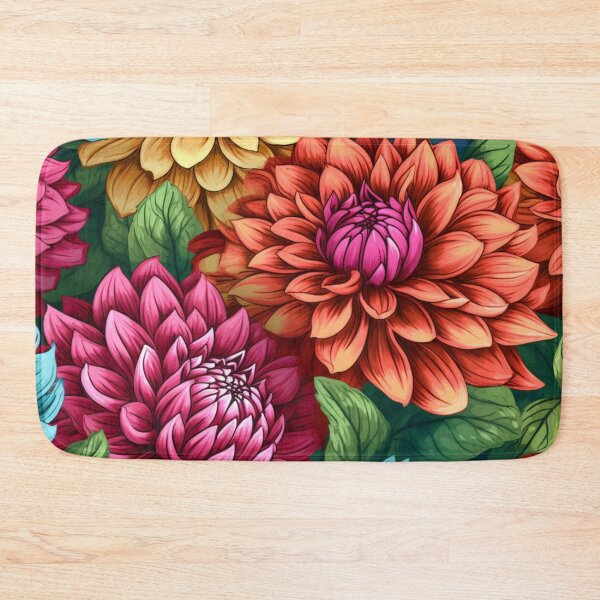Item preview, Dahlias Pattern 2 designed and sold by BloomBoutiqueTs.
