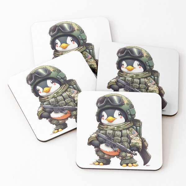 Item preview, Tactical Penguin, Cute Baby Penguin in a Tactical Vest  designed and sold by APERamen.