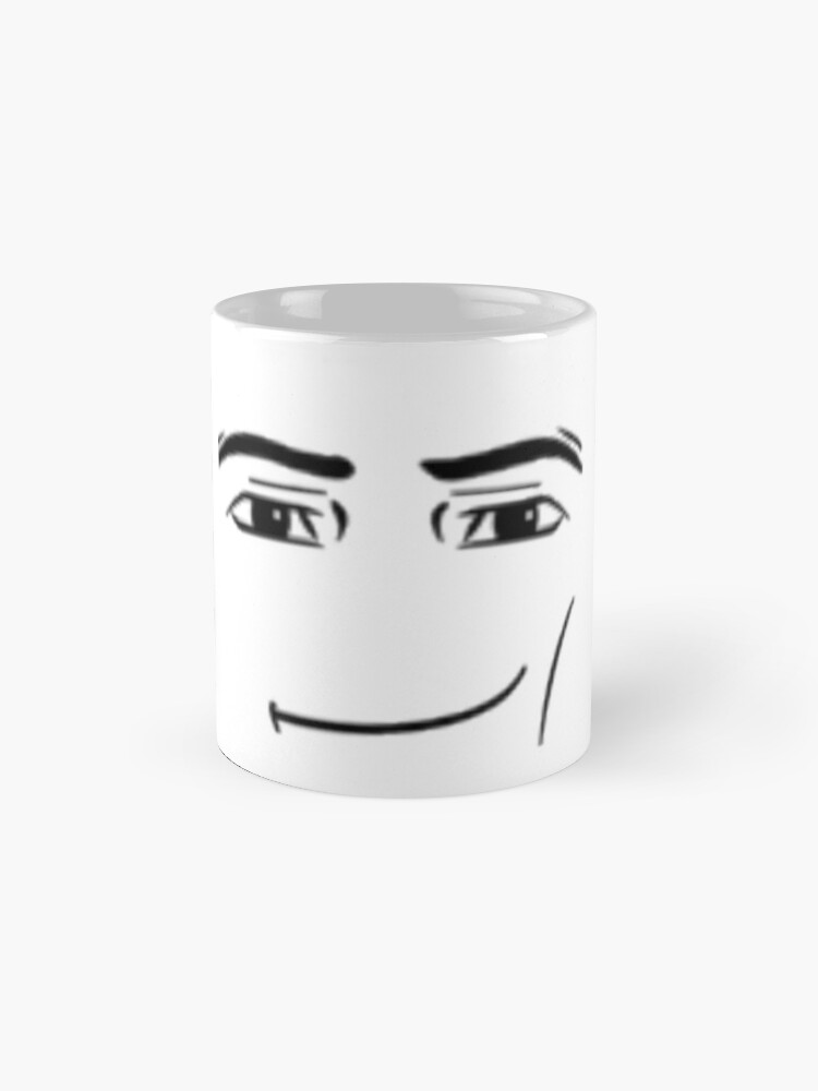 Get your morning started with the Roblox Man Face Cup - BigBuckle