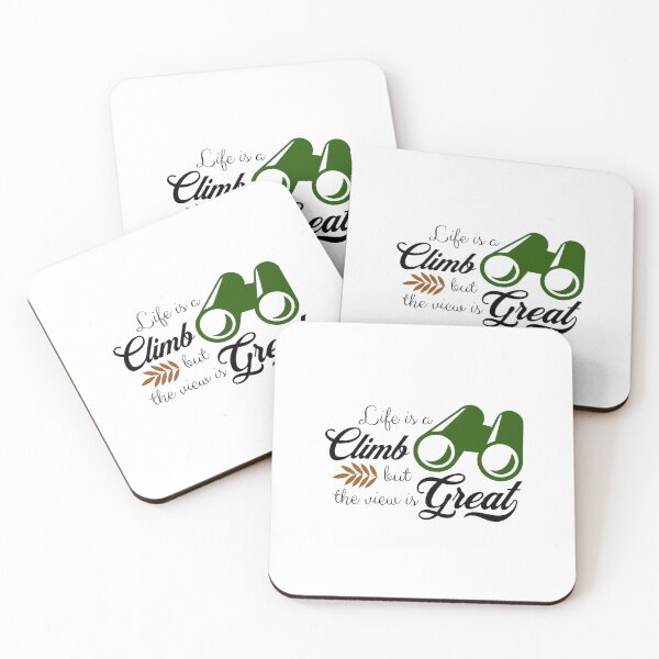 Item preview, Life Is A Climb But The View Is Great Sticker designed and sold by Wonder Of Light.