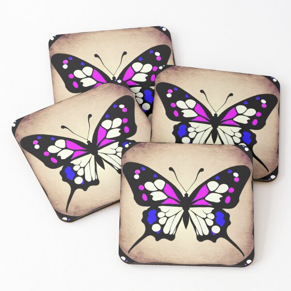 Item preview, Purple/Blue Butterfly by Perceptual Paradox Creations designed and sold by hobbit73.