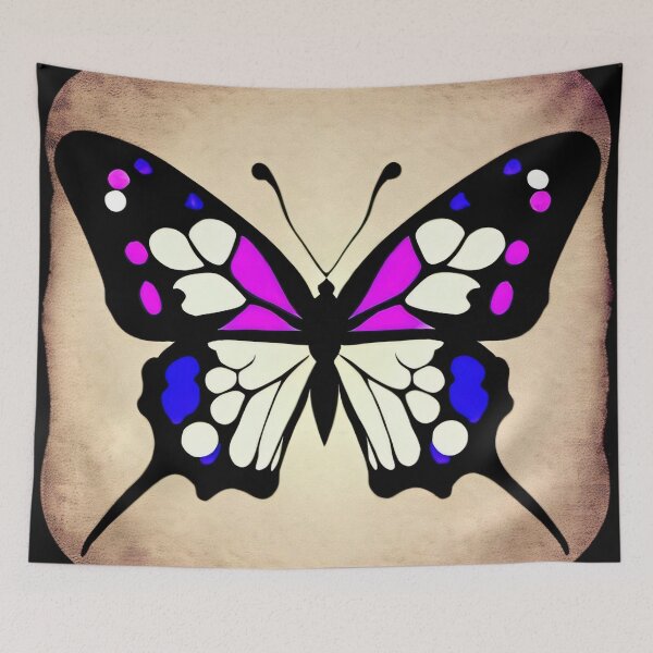 Item preview, Purple/Blue Butterfly by Perceptual Paradox Creations designed and sold by hobbit73.