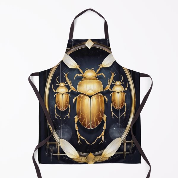 Item preview, Golden Scarab Egypt Art designed and sold by AquarelleAvenue.