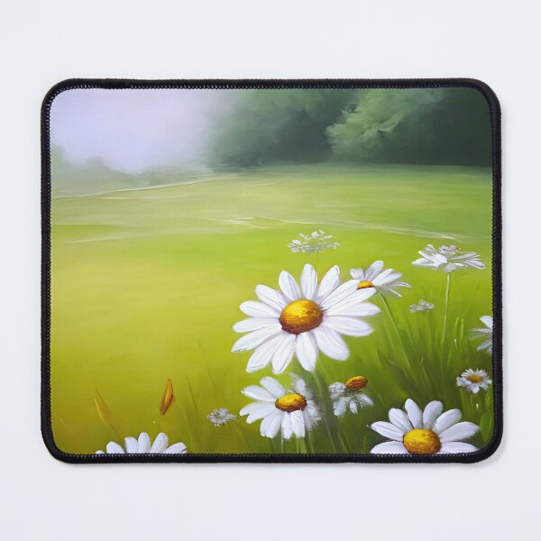 Item preview, Throw Pillow With Beautiful Daisies Painting - Spring Home Decor designed and sold by Sowari-Pillows.