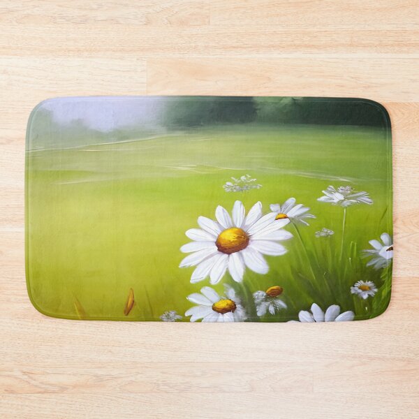 Item preview, Throw Pillow With Beautiful Daisies Painting - Spring Home Decor designed and sold by Sowari-Pillows.