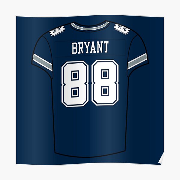 Nike, Shirts, Dez Bryant Home Navy Blue Jersey Size M