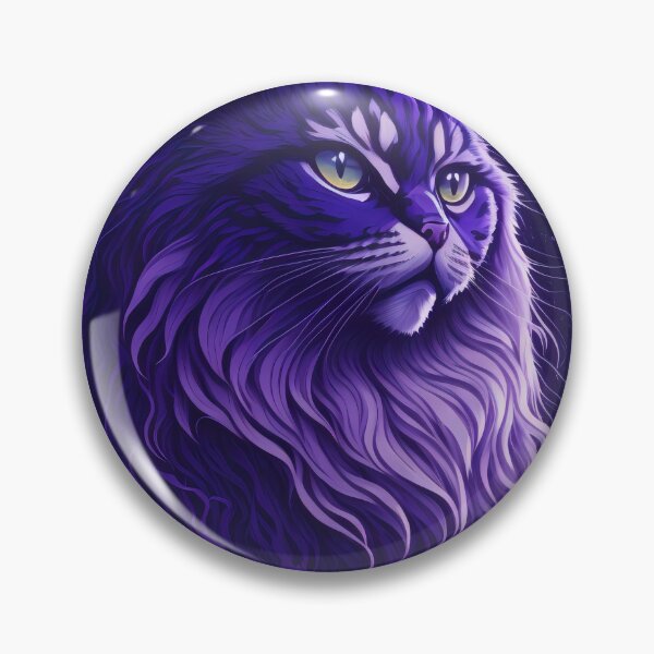 Item preview, Villainous purple cat  designed and sold by Roporetis.