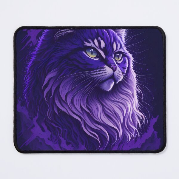 Item preview, Villainous purple cat designed and sold by Roporetis.