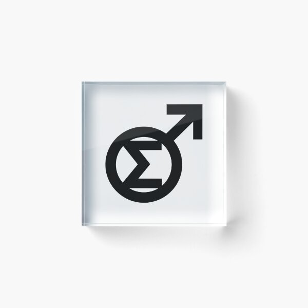 Item preview, Sigma Male Symbol designed and sold by alicameron.