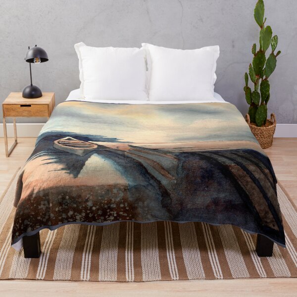 Item preview, Canoe in the Misty Morning designed and sold by Karen Granoski.