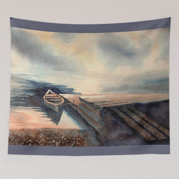 Item preview, Canoe in the Misty Morning designed and sold by Karen Granoski.