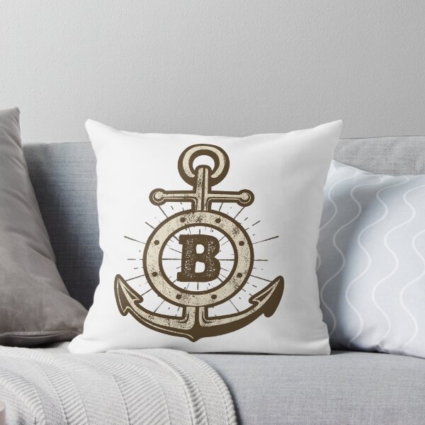 Item preview, Monogram B Vintage Anchor   designed and sold by simplymonogram.