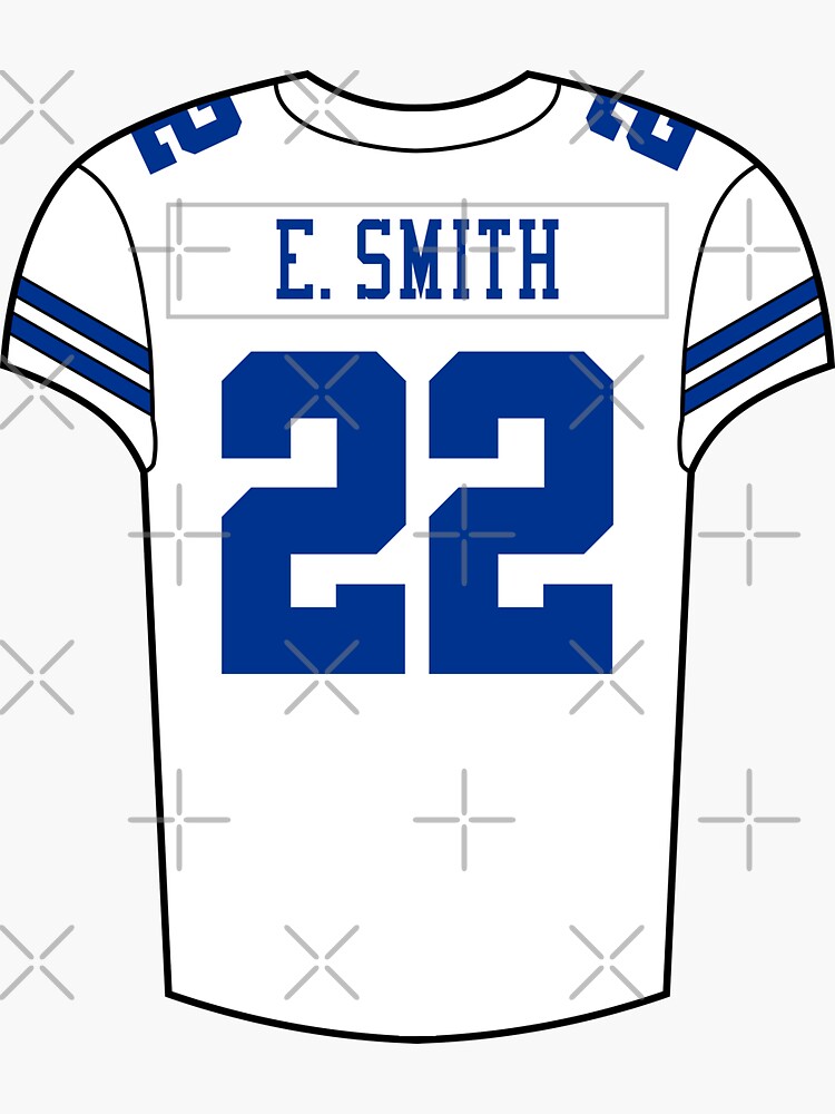 Emmitt Smith Home Jersey' Sticker for Sale by designsheaven