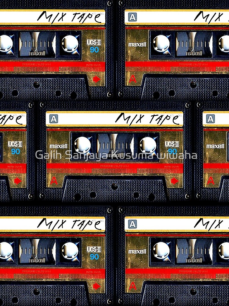 Gold Mix cassette tape by GalihArt