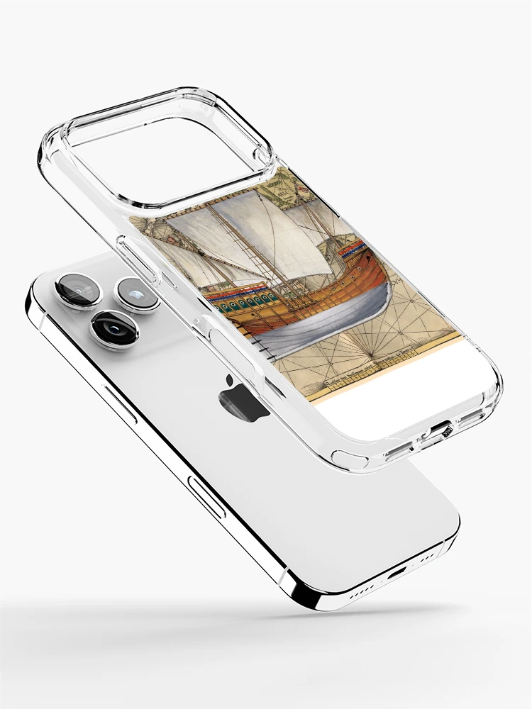 Thumbnail 2 of 5, iPhone Case, Postcard - Roundship designed and sold by TheCollectioner.