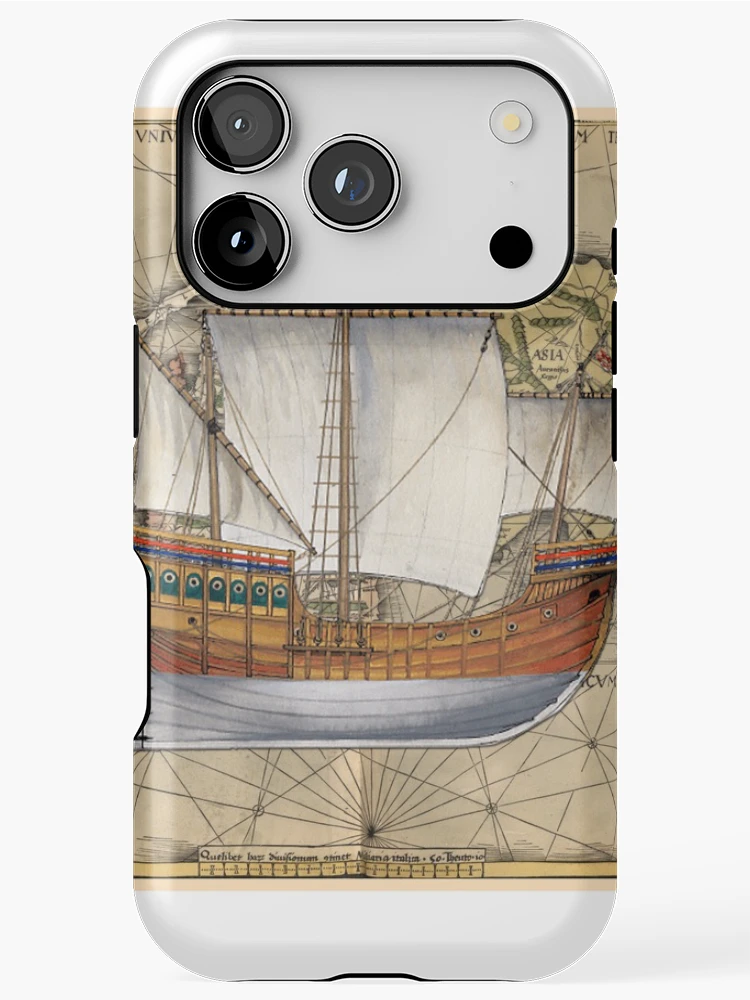 Thumbnail 1 of 4, iPhone Case, Postcard - Roundship designed and sold by TheCollectioner.