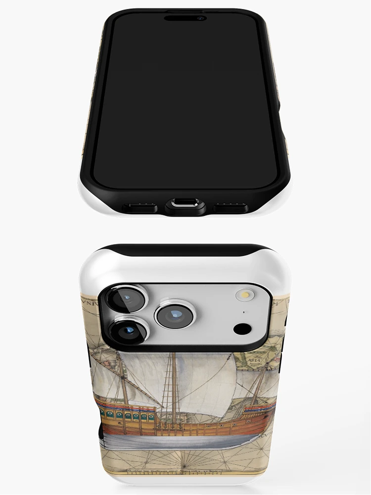 Thumbnail 3 of 4, iPhone Case, Postcard - Roundship designed and sold by TheCollectioner.
