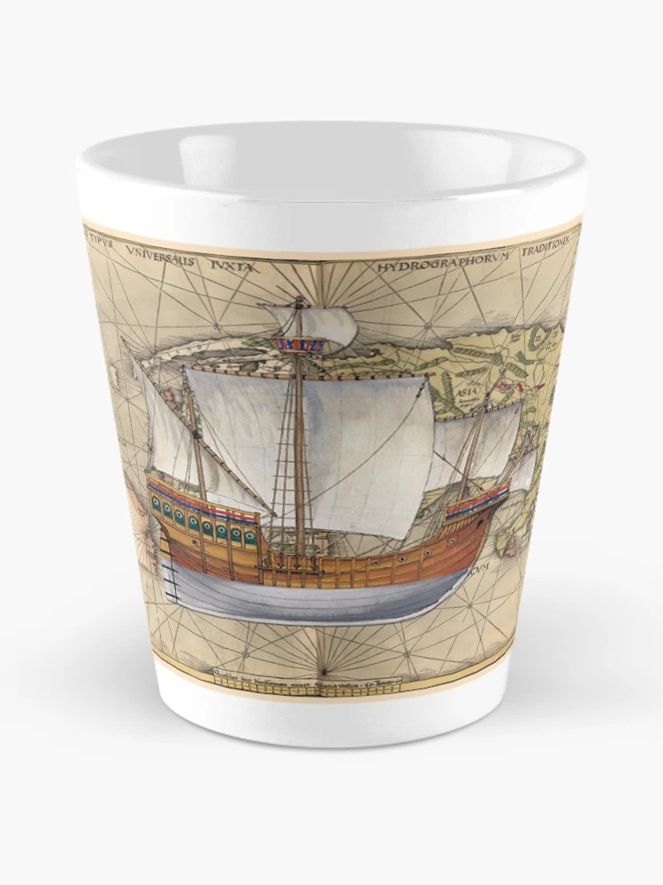 Thumbnail 2 of 4, Coffee Mug, Postcard - Roundship designed and sold by TheCollectioner.