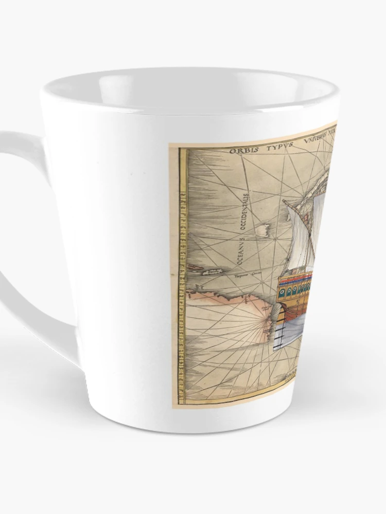 Thumbnail 3 of 4, Coffee Mug, Postcard - Roundship designed and sold by TheCollectioner.