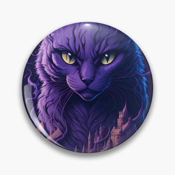 Item preview, Villainous purple cat  designed and sold by Roporetis.