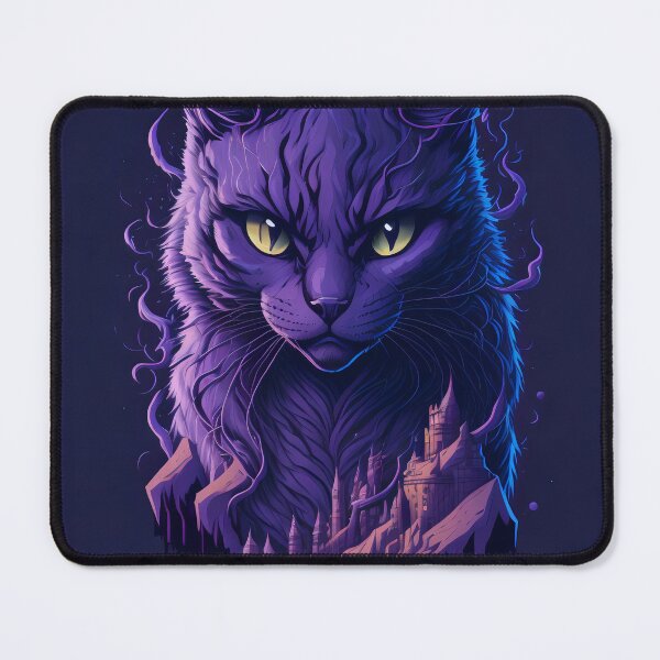 Item preview, Villainous purple cat designed and sold by Roporetis.