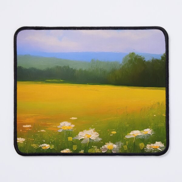 Item preview, Throw Pillow With Beautiful Daisies Painting - Spring Home Decor designed and sold by Sowari-Pillows.