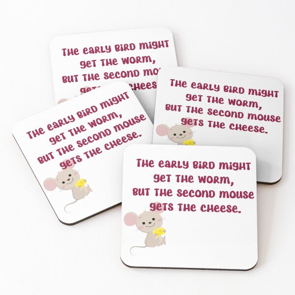 Item preview, The Second Mouse Gets the Cheese T-Shirt designed and sold by wordartistry.