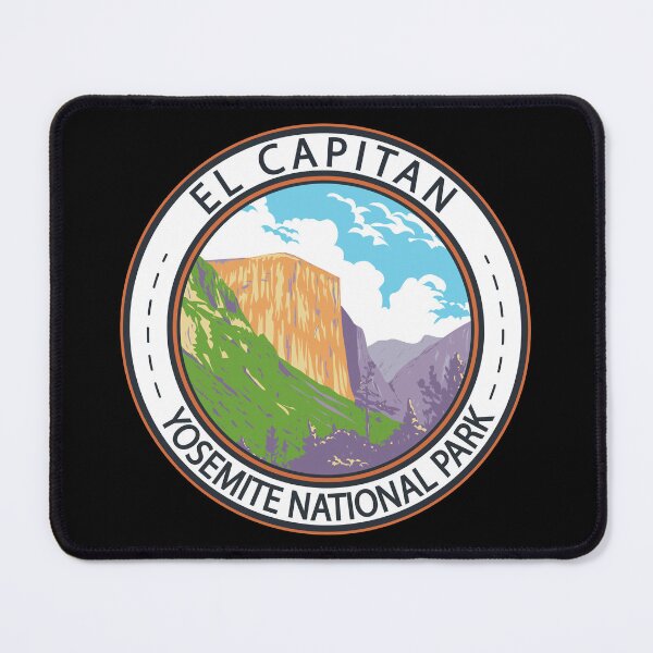 Item preview, Yosemite National Park El Capitan Badge designed and sold by KrisSidDesigns.