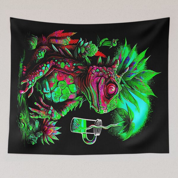 Item preview, Trippy Lizard Frog designed and sold by MindWave THC.