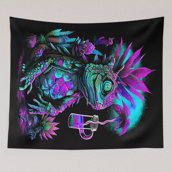 Item preview, Trippy Lizard Frog designed and sold by MindWave THC.