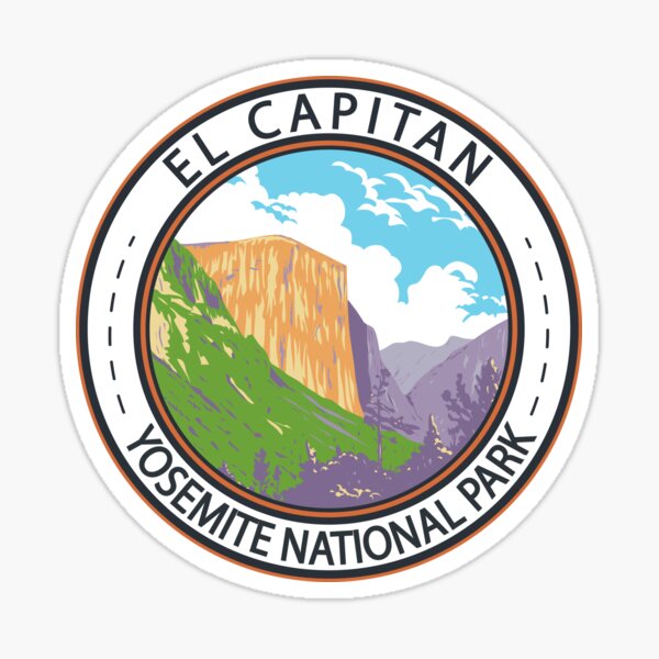 Item preview, Yosemite National Park El Capitan Badge designed and sold by KrisSidDesigns.