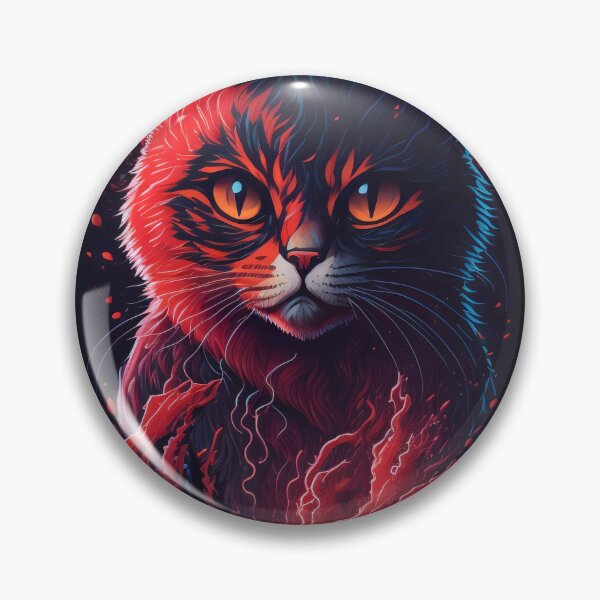 Item preview,  Villainous red cat  designed and sold by Roporetis.