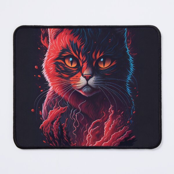 Item preview, Villainous red cat designed and sold by Roporetis.