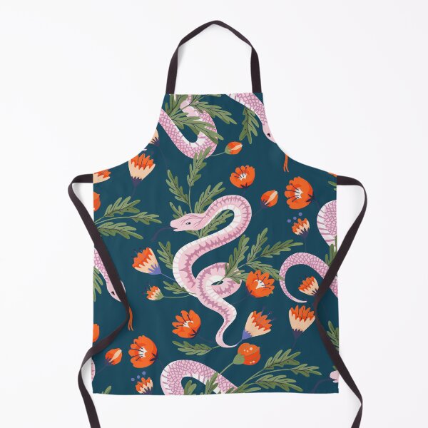 Item preview, Floral Pink Girly Snake Pattern designed and sold by HuedStudio.