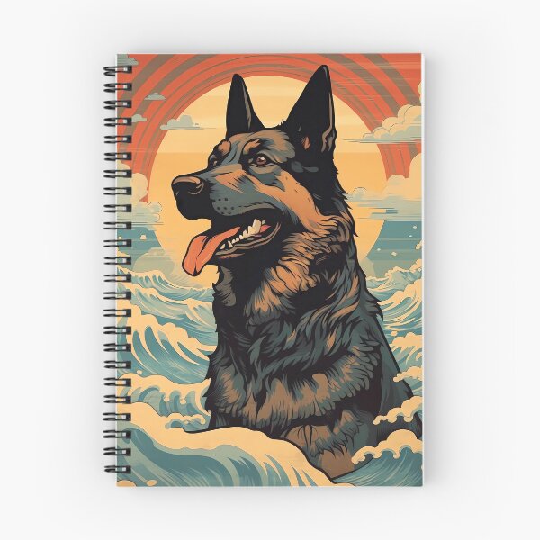 Item preview, German shepherd dog japanese art designed and sold by MDCGraphics.