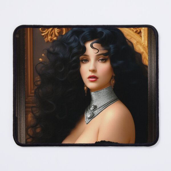 Item preview, Lady Astina Mativlovski Mistress Of Ravenaire Castle A Beautiful AI Concept Art Portrait by Xzendor7 designed and sold by Xzendor7 Digital Art Creations.